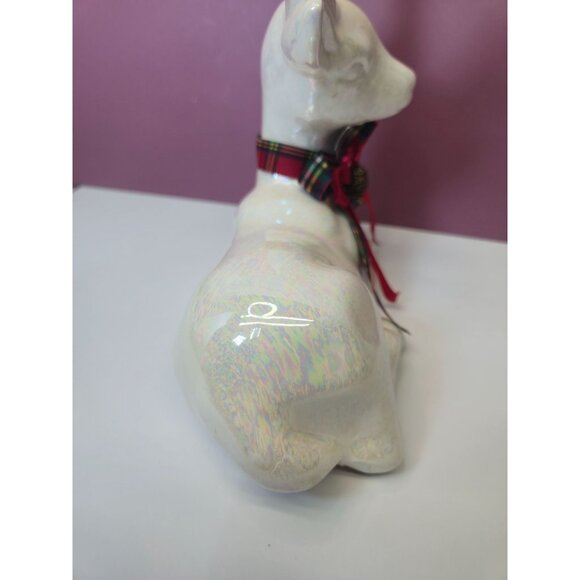 Vintage Brinns Ceramic Deer Figure Iridescent finish Collectible Christmas decor - Picture 8 of 11